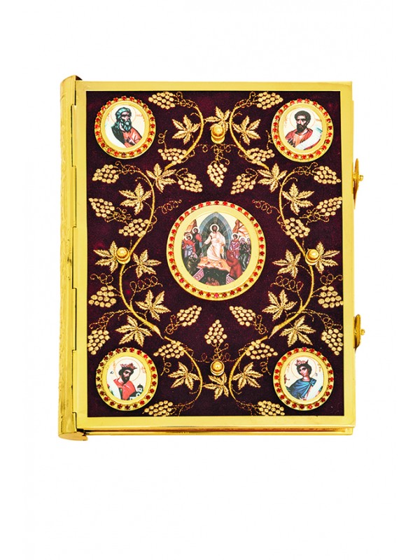 Gospel Velvet Gold-embroidered Vine-Images