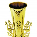 Polished Peacock Flower Pot