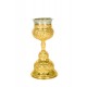 Carved Gold Plated Wedding Glass