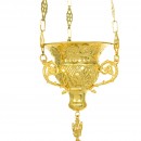 Byzantine Hanging Candle Gilded