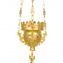 Hanging Candle Gold Plated