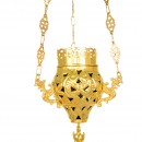 Hanging Cutlery Large Gold Plated Candle