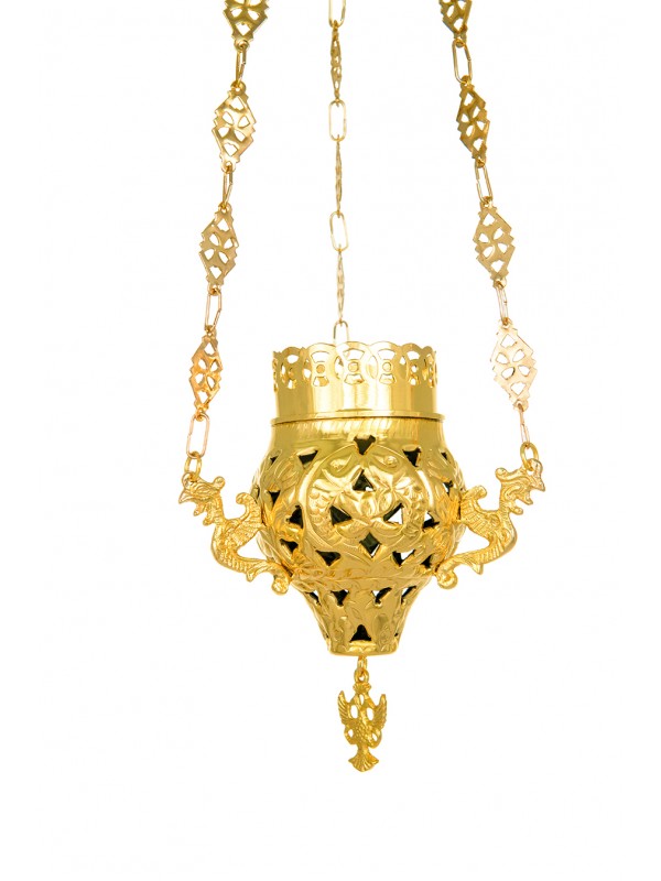 Hanging Cutlery Large Gold Plated Candle