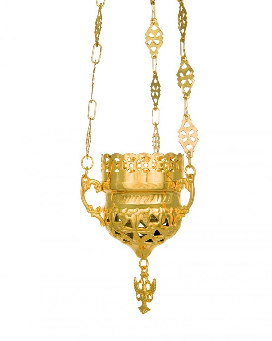 Gold-Plated Cutler Hanging Candle