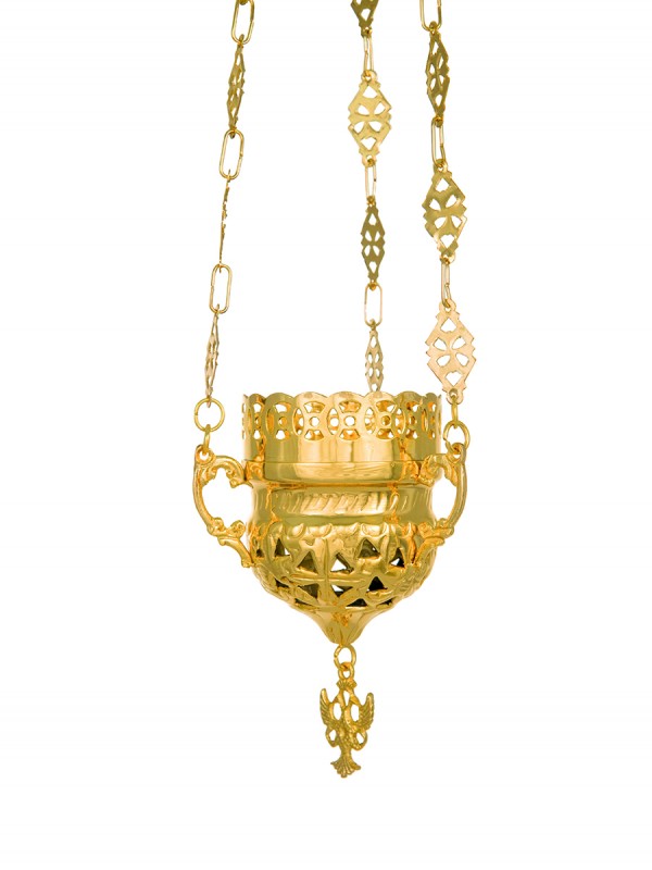 Gold-Plated Cutler Hanging Candle