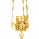 Hanging Candle Gold Plated