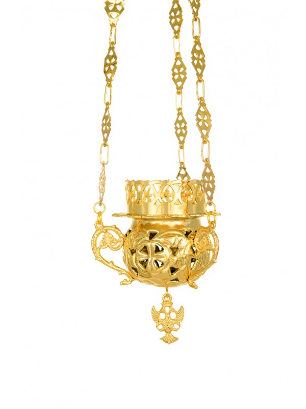 Hanging Candle Gold Plated
