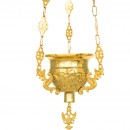 Hanging Candle Gold Plated