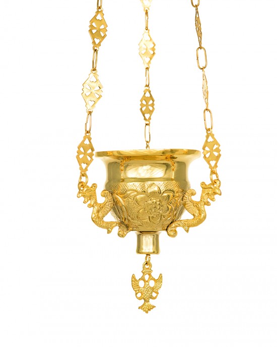 Hanging Candle Gold Plated