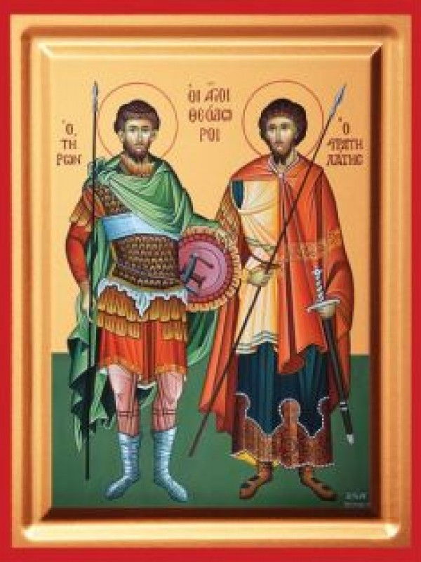  Saints Theodoros of Tiros and Stratilatis