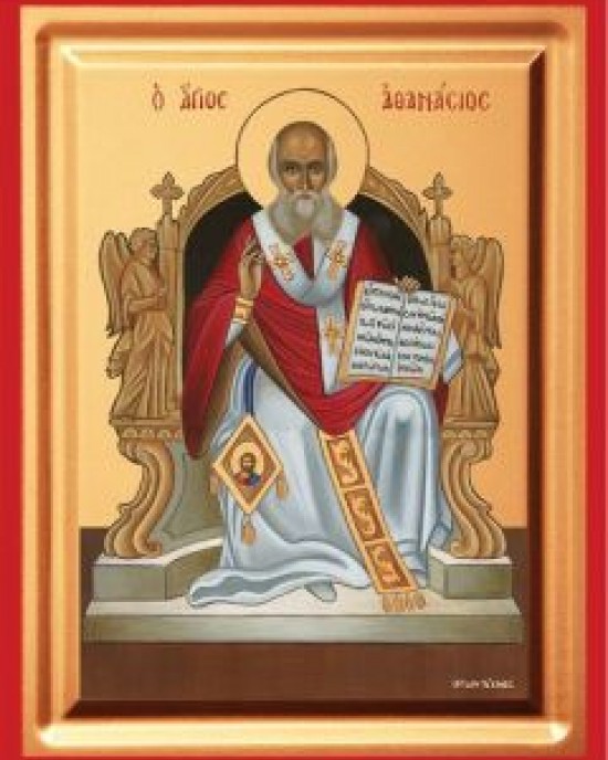  Saint Athanasios enthroned