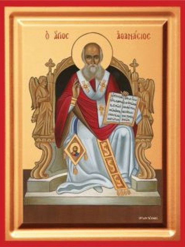  Saint Athanasios enthroned