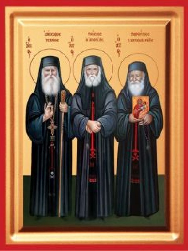  Saints Paisios Porphyrios Iakovos Tsalikis