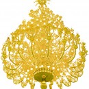 Chandelier Tubular Smooth 200Φ (3 pieces)