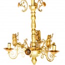 Chandelier Cast Smooth 6F Russian