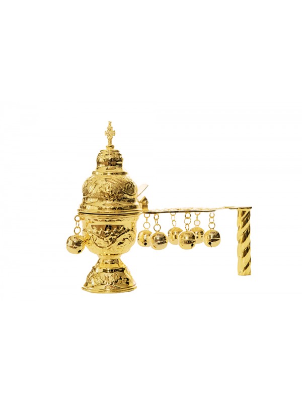 Incense Goat Suitcase Gold Plated