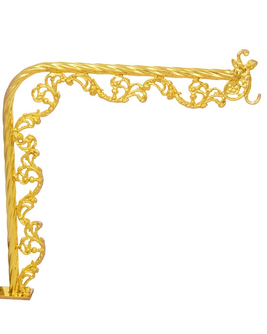 Brass Corner Candle Arm
