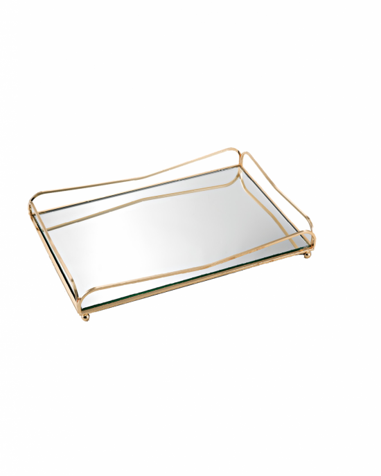 Wedding tray with mirror