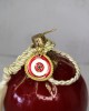 Pomegranate wax charm