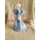Easter Candel Wax Blue Doll