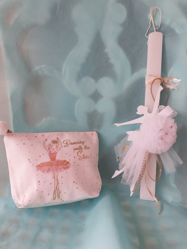 Easter Candle Ballerina With Wallet