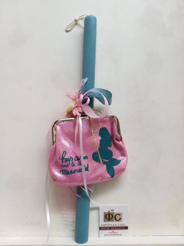 Easter Candle Mermaid With Wallet