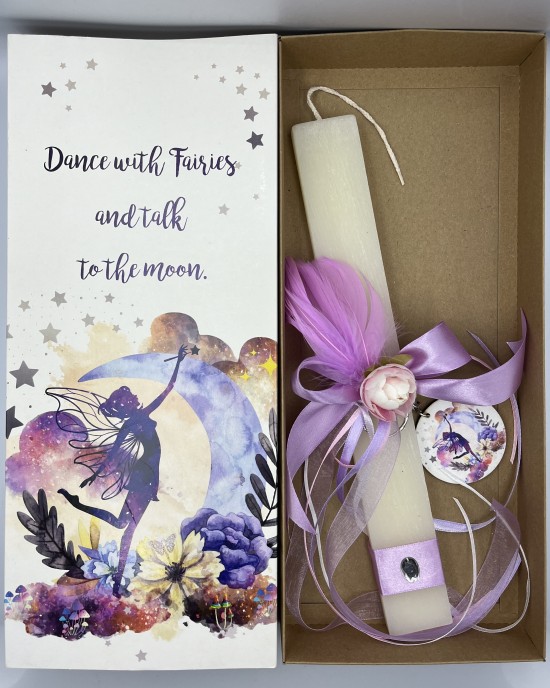 Candle in an illustrated box "Fairy"