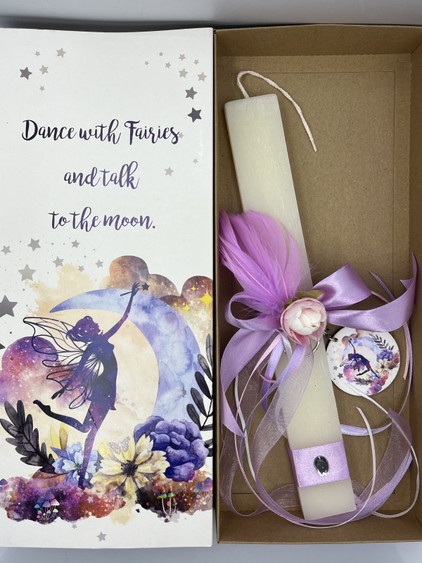 Candle in an illustrated box "Fairy"