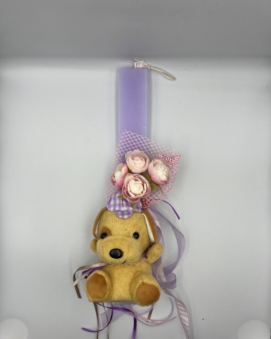 Candle with toy "Teddy bear"