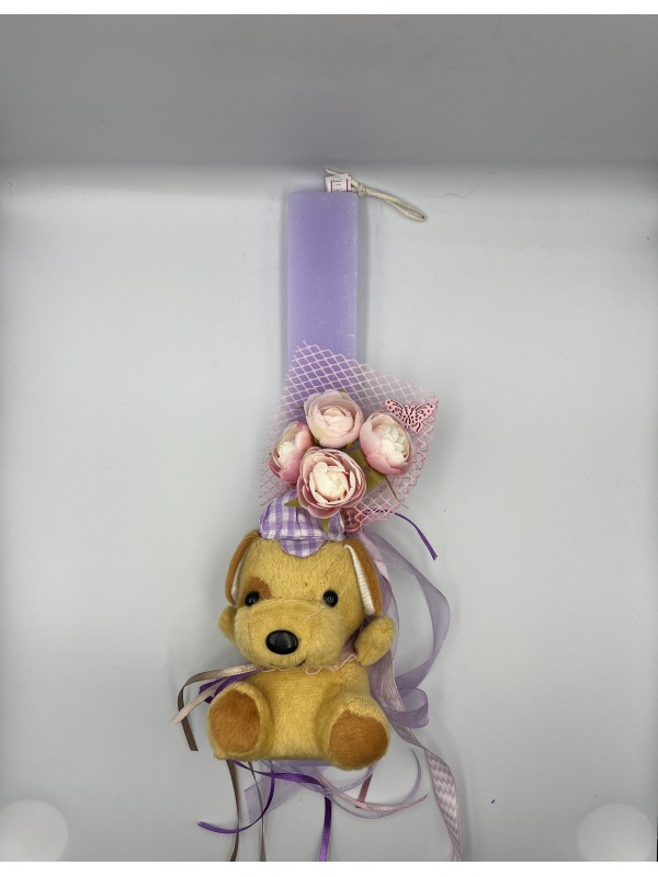 Candle with toy "Teddy bear"