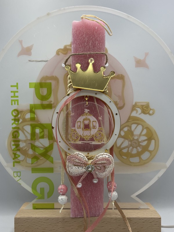 Easter Candle Set with lamp "Carriage"