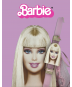 Πασχαλινή Λαμπάδα με ξύλινη βάση "Barbie"