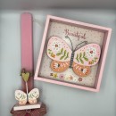  Easter Candle Set  "Butterfly"
