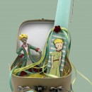  "Little Prince" Easter Candle Set in a Suitcase