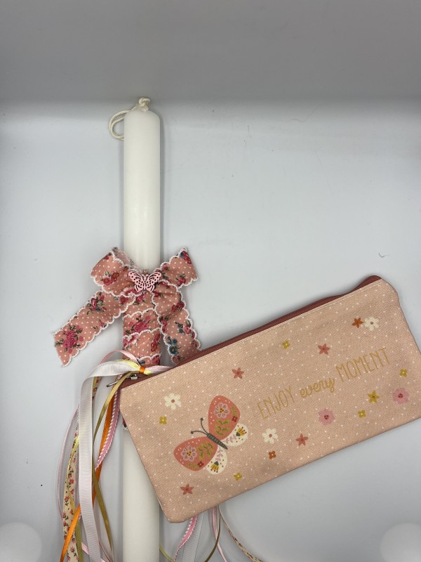 Easter Candle Set with "Butterfly" Bag