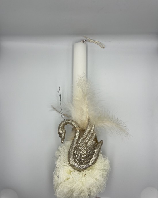 Easter Candle "Swan"