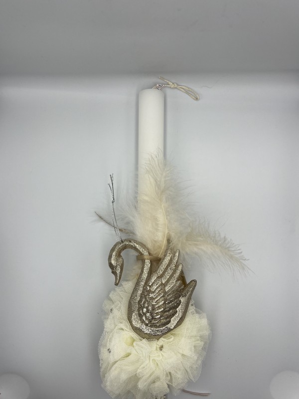  Easter Candle "Swan"